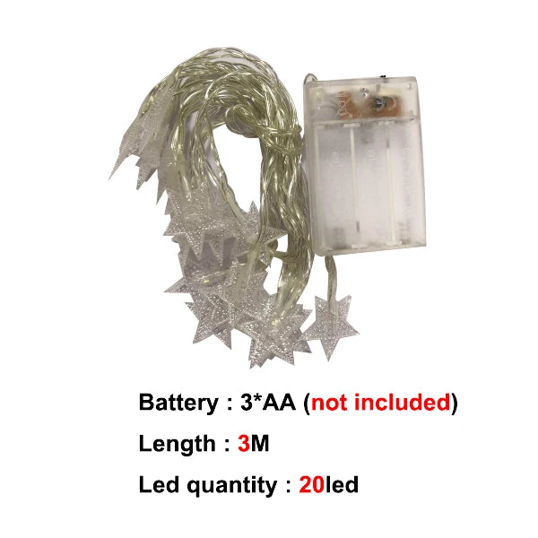 1m/2m/5m/10m Photo Clip USB LED String Fairy Lights Outdoor Battery