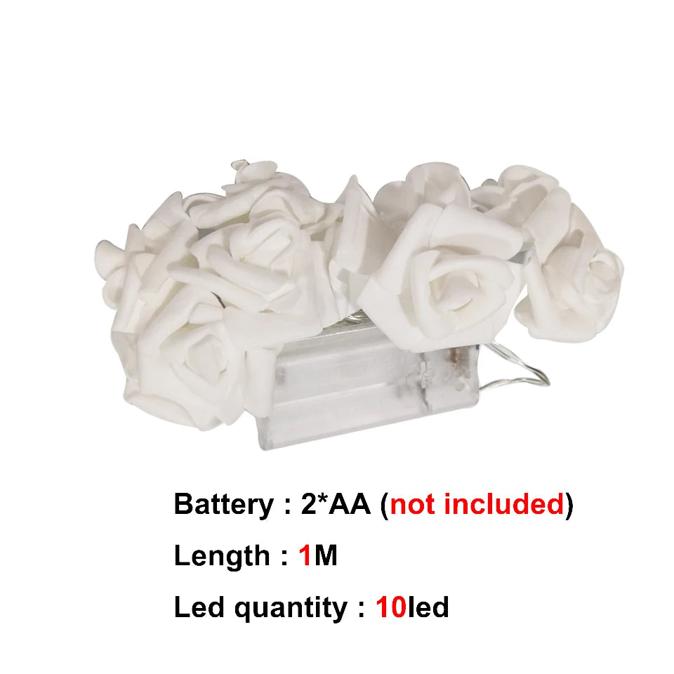 1m/2m/5m/10m Photo Clip USB LED String Fairy Lights Outdoor Battery