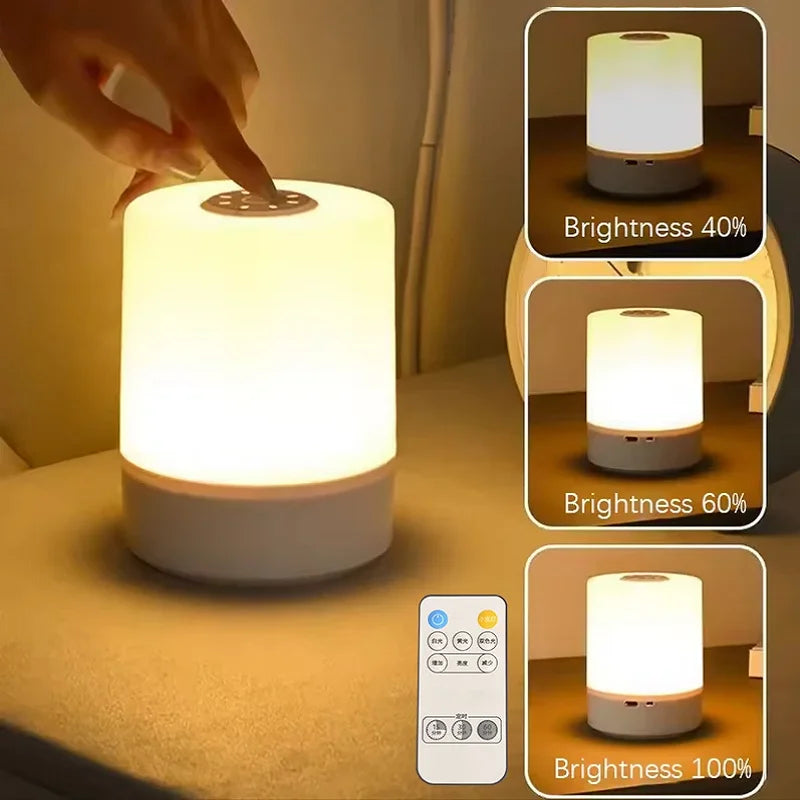 Bedside Led Night Lights Dimmable Charging Desktop